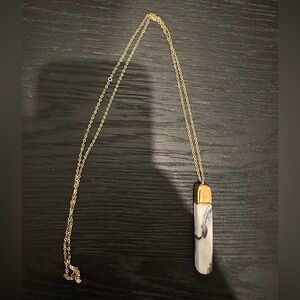 Porcelain and Stone pendant